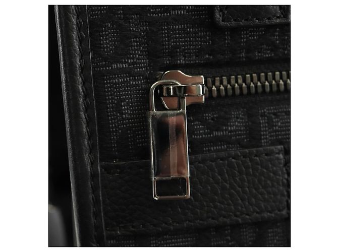 Borsa Christian Dior Trotter Canvas Safari 2way Nera Argento Autentica 189716SM - vista 17