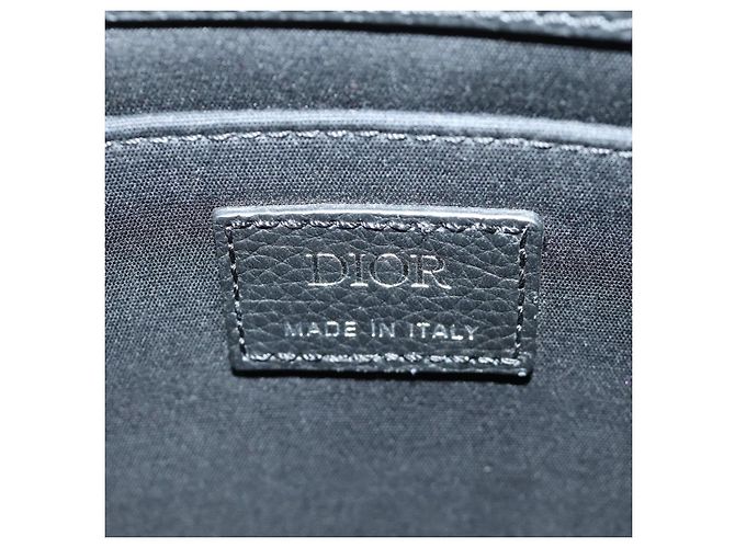 Borsa Christian Dior Trotter Canvas Safari 2way Nera Argento Autentica 189716SM - vista 19