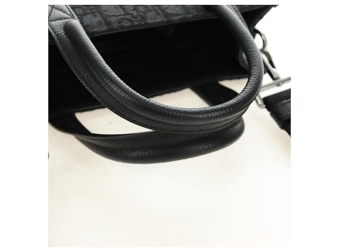 Borsa Christian Dior Trotter Canvas Safari 2way Nera Argento Autentica 189716SM - vista 7