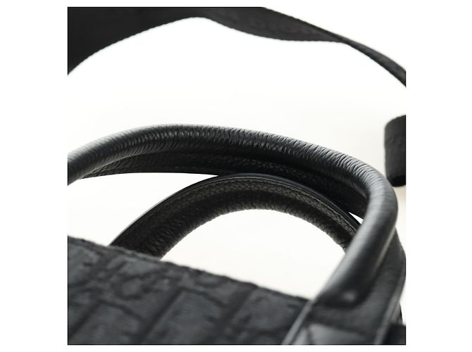 Borsa Christian Dior Trotter Canvas Safari 2way Nera Argento Autentica 189716SM - vista 8