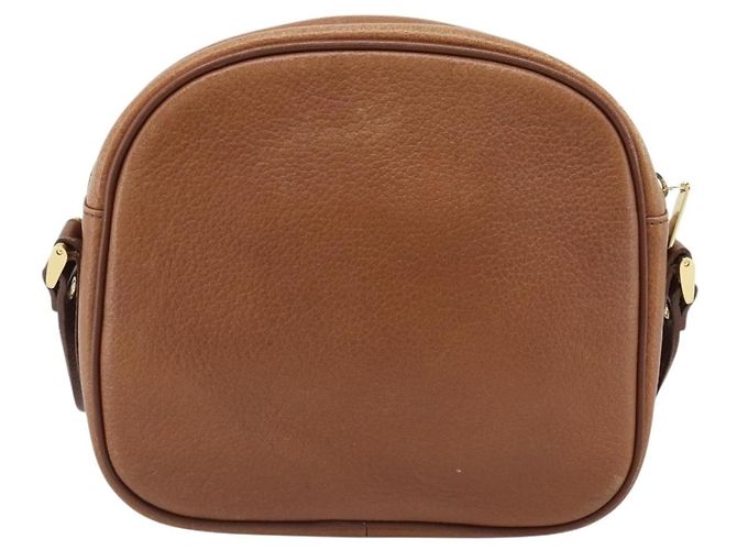 Borsa a tracolla Burberry in pelle marrone oro Auth 190582 D'oro - vista 3
