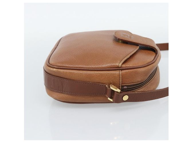 Borsa a tracolla Burberry in pelle marrone oro Auth 190582 D'oro - vista 5