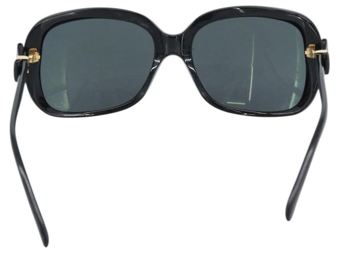 Occhiali da sole CHANEL in plastica nero e oro CC Auth bs35959 D'oro - vista 3