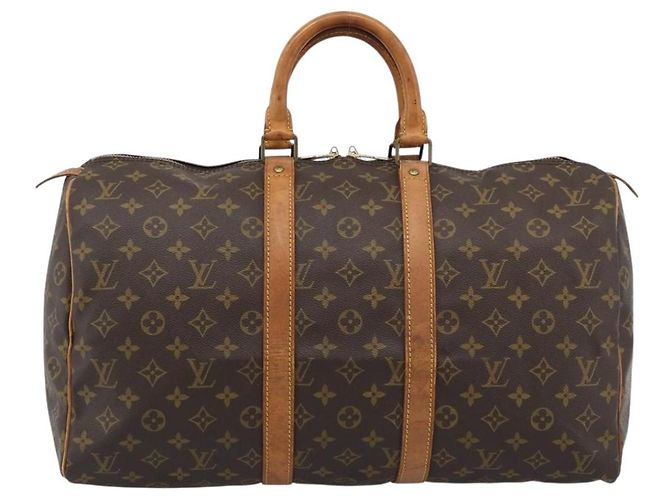 LOUIS VUITTON Borsa Boston Monogram Keepall 45 M41428 LV Auth 189980 Monogramma - vista 2
