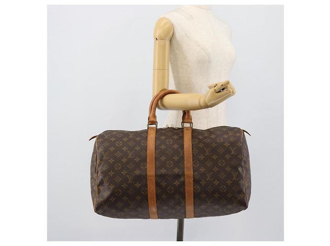 LOUIS VUITTON Borsa Boston Monogram Keepall 45 M41428 LV Auth 189980 Monogramma - vista 20