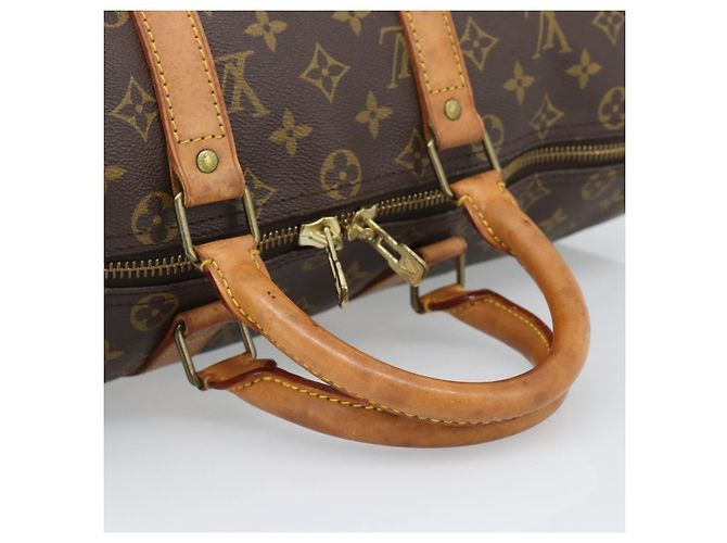 LOUIS VUITTON Borsa Boston Monogram Keepall 45 M41428 LV Auth 189980 Monogramma - vista 7