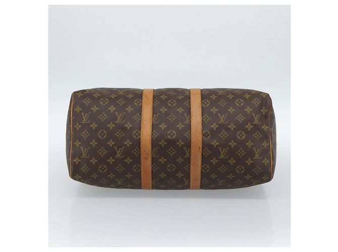 LOUIS VUITTON Borsa Boston Monogram Keepall 45 M41428 LV Auth 189980 Monogramma - vista 9