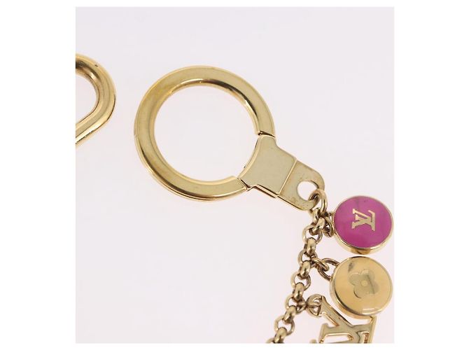 LOUIS VUITTON Porte Cles Chainne Pastille Key Holder metal M66172 LV Auth 189518 - vista 12