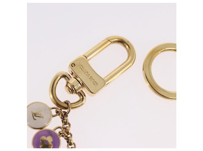 LOUIS VUITTON Porte Cles Chainne Pastille Key Holder metal M66172 LV Auth 189518 - vista 13