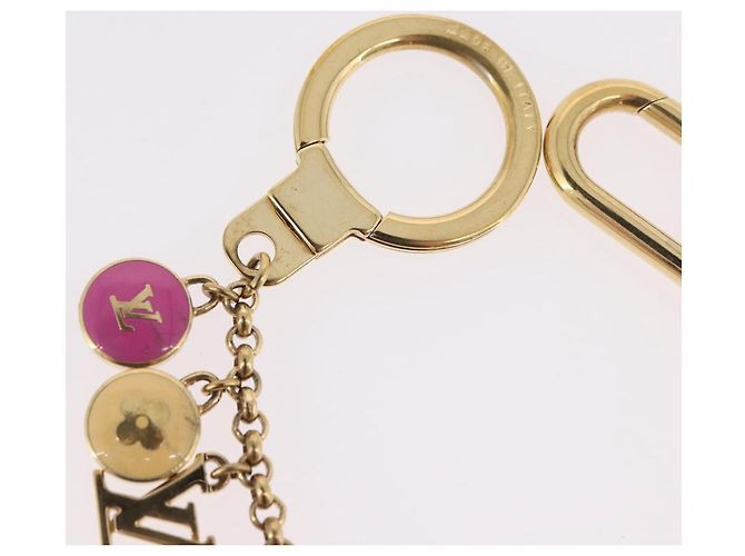 LOUIS VUITTON Porte Cles Chainne Pastille Key Holder metal M66172 LV Auth 189518 - vista 7