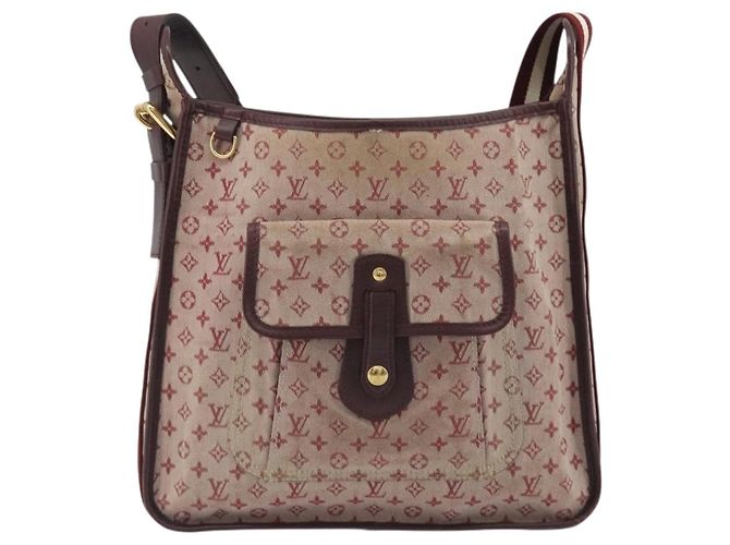 LOUIS VUITTON Monogram Mini Besace Mary Kate Bag Rosso M92321 LV Auth ep14990 - vista 13