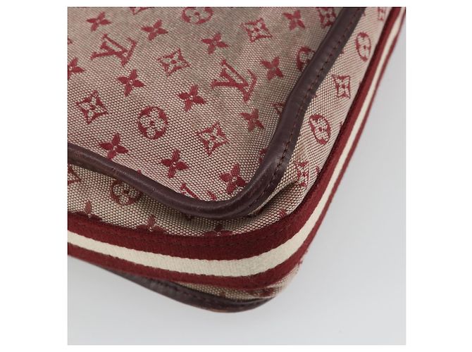 LOUIS VUITTON Monogram Mini Besace Mary Kate Bag Rosso M92321 LV Auth ep14990 - vista 16