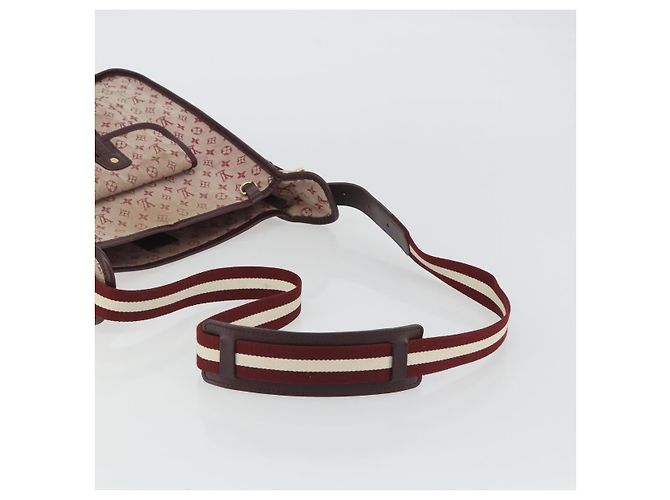 LOUIS VUITTON Monogram Mini Besace Mary Kate Bag Rosso M92321 LV Auth ep14990 - vista 7