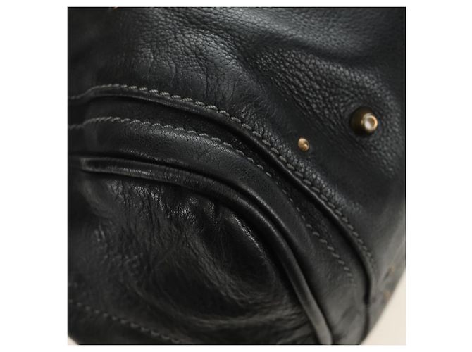 Chloé Borsa Chloe Paddington in pelle nera oro argento autenticata am12013SAM Nero D'oro - vista 12