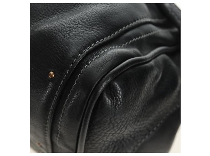 Chloé Borsa Chloe Paddington in pelle nera oro argento autenticata am12013SAM Nero D'oro - vista 13