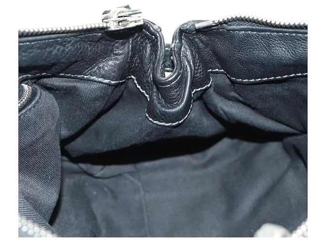 Chloé Borsa Chloe Paddington in pelle nera oro argento autenticata am12013SAM Nero D'oro - vista 19