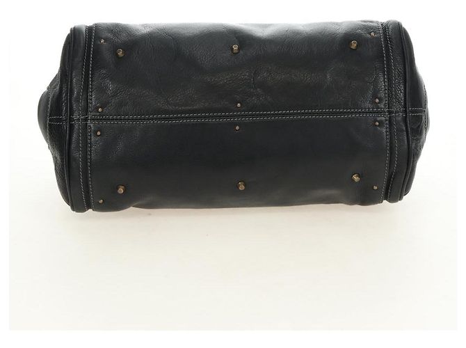 Chloé Borsa Chloe Paddington in pelle nera oro argento autenticata am12013SAM Nero D'oro - vista 9