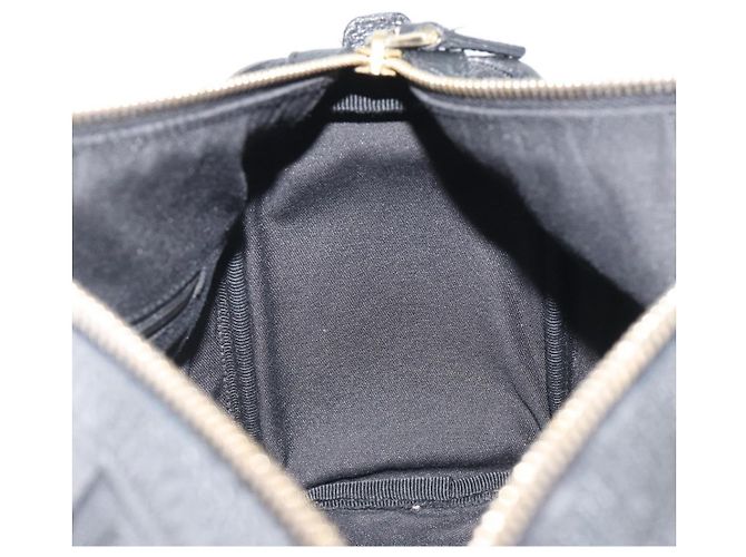 Borsa Boston GUCCI GG Canvas Abbey Nera Oro 130942 Auth 189128A Nero D'oro - vista 18