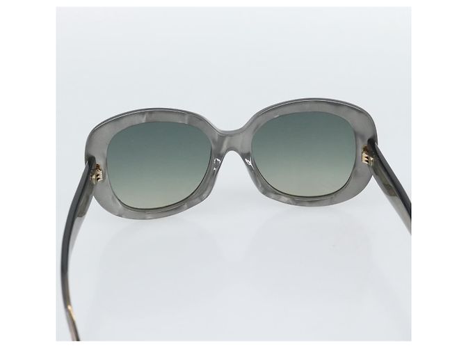 Gafas de sol GUCCI de plástico Gris Auth 188318 Castaño - vista 10