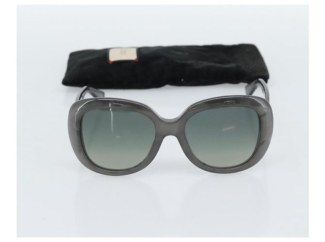 Gafas de sol GUCCI de plástico Gris Auth 188318 Castaño - vista 13