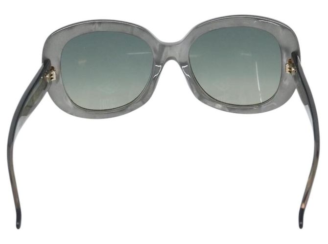 Gafas de sol GUCCI de plástico Gris Auth 188318 Castaño - vista 3