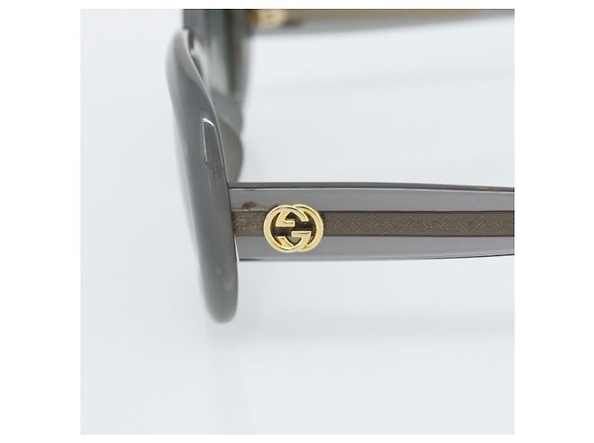 Gafas de sol GUCCI de plástico Gris Auth 188318 Castaño - vista 7