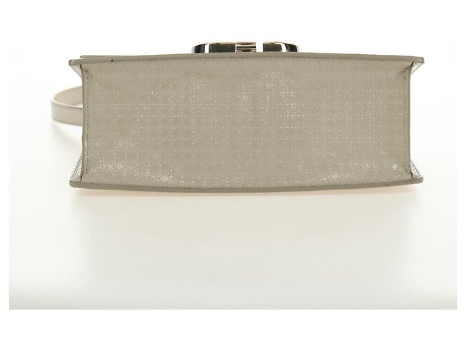Borsa a tracolla Montaigne Christian Dior in pelle vernice beige oro Auth ar13976V D'oro - vista 12