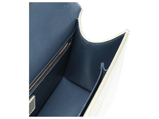 Borsa a tracolla Montaigne Christian Dior in pelle vernice beige oro Auth ar13976V D'oro - vista 22