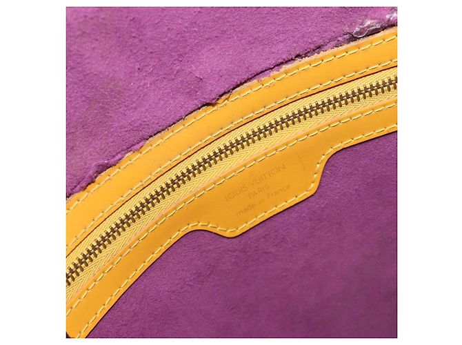 LOUIS VUITTON Epi Lussac Borsa a Spalla Gialla M52289 LV Auth bs35736 Giallo - vista 19