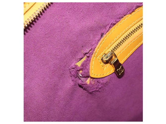 LOUIS VUITTON Epi Lussac Borsa a Spalla Gialla M52289 LV Auth bs35736 Giallo - vista 20