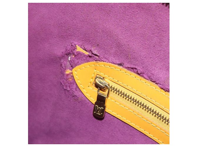 LOUIS VUITTON Epi Lussac Borsa a Spalla Gialla M52289 LV Auth bs35736 Giallo - vista 23