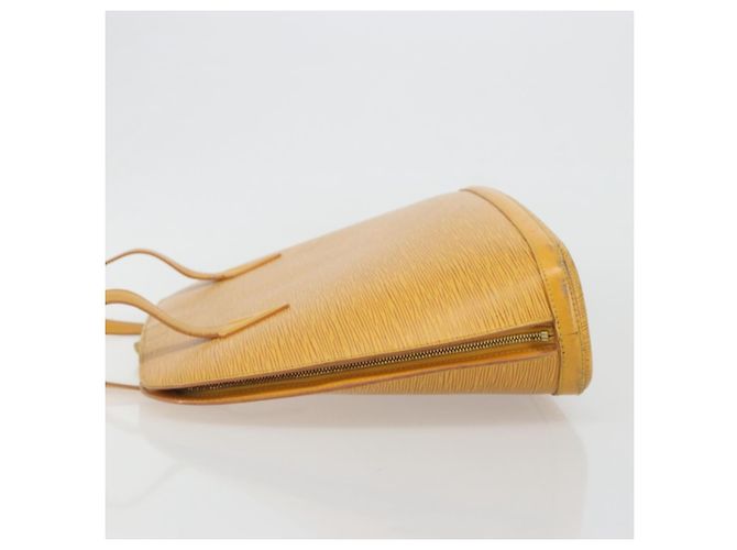 LOUIS VUITTON Epi Lussac Borsa a Spalla Gialla M52289 LV Auth bs35736 Giallo - vista 4