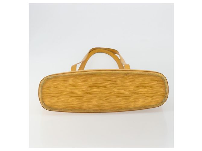 LOUIS VUITTON Epi Lussac Borsa a Spalla Gialla M52289 LV Auth bs35736 Giallo - vista 5