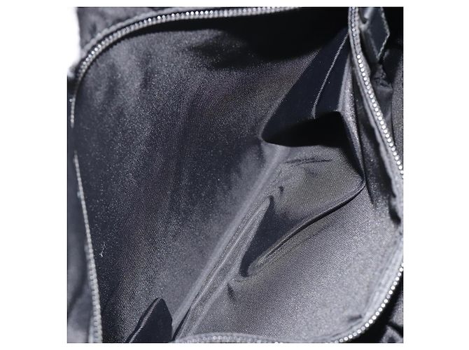 Borsa a tracolla GUCCI GG Supreme PVC Nero Argento 322279 Auth 190302 - vista 22