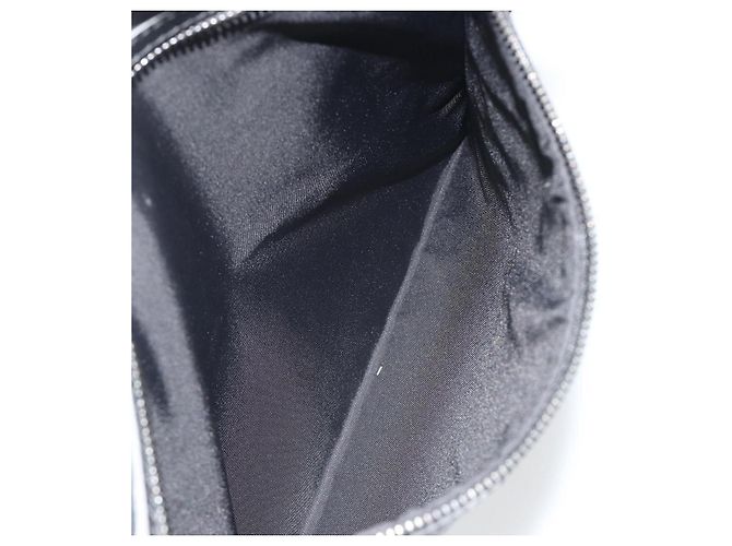 Borsa a tracolla GUCCI GG Supreme PVC Nero Argento 322279 Auth 190302 - vista 23