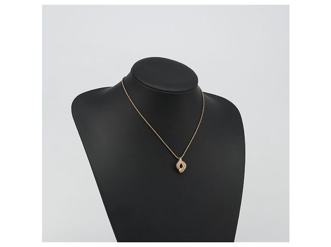 Collana Christian Dior in metallo Oro Autentica mr2612 D'oro - vista 14