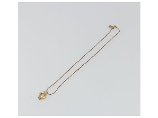 Collana Christian Dior in metallo Oro Autentica mr2612 D'oro - vista 2