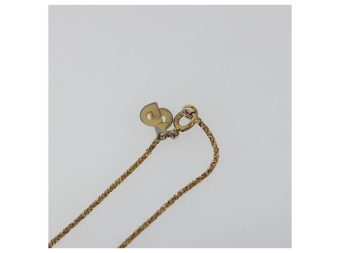 Collana Christian Dior in metallo Oro Autentica mr2612 D'oro - vista 7