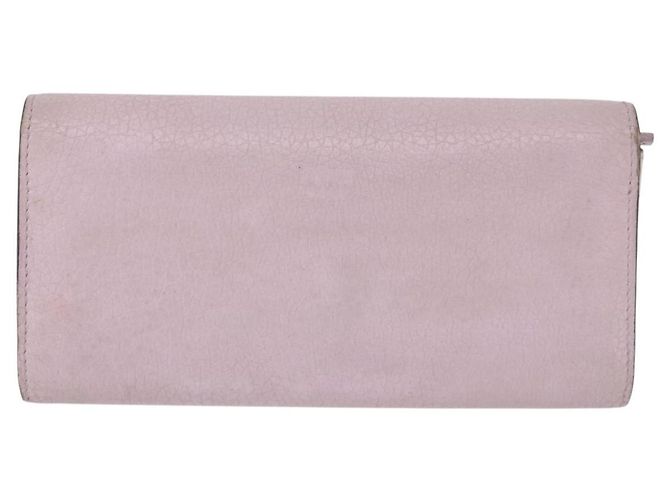 FENDI Long Wallet Leather Purple Gold 8M0427 Auth bs35938 Dourado Roxo - vista 3