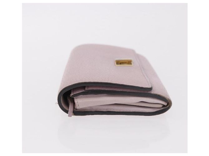 FENDI Long Wallet Leather Purple Gold 8M0427 Auth bs35938 Dourado Roxo - vista 5