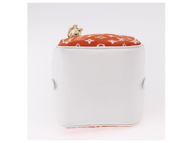 LOUIS VUITTON Monogram Jaguar LV Match Square Bag Orange M46212 Auth 186370SAM Arancione - vista 11