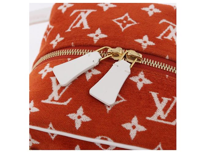 LOUIS VUITTON Monogram Jaguar LV Match Square Bag Orange M46212 Auth 186370SAM Arancione - vista 17