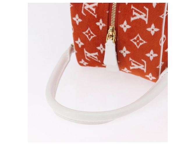 LOUIS VUITTON Monogram Jaguar LV Match Square Bag Orange M46212 Auth 186370SAM Arancione - vista 7