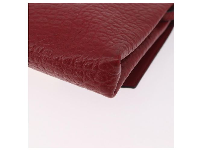 Borsa a Spalla BURBERRY in Pelle Rossa e Oro Auth ka5014A Rosso D'oro - vista 14