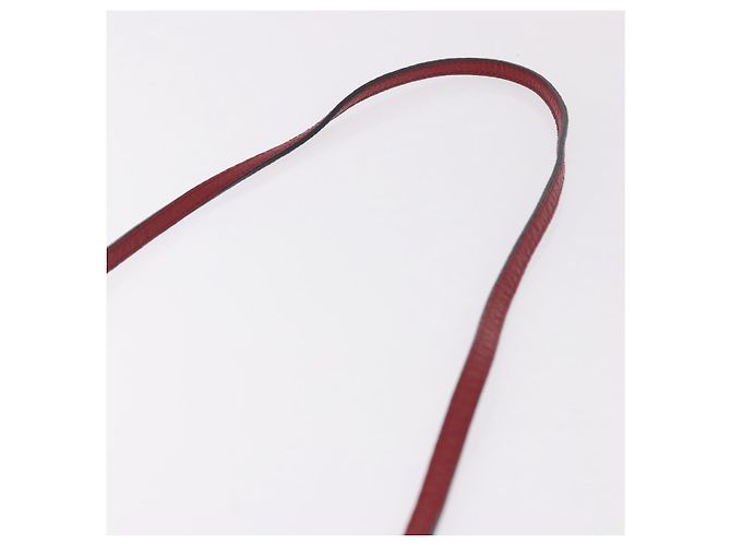Borsa a Spalla BURBERRY in Pelle Rossa e Oro Auth ka5014A Rosso D'oro - vista 8