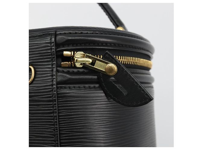 Borsa LOUIS VUITTON Epi Cannes Nera M48032 LV Auth ep14943A Nero - vista 14