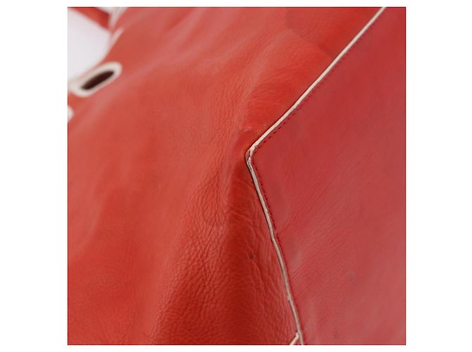 Céline CELINE Tote Bag Leder Orange Auth bs35811A - Ansicht 11