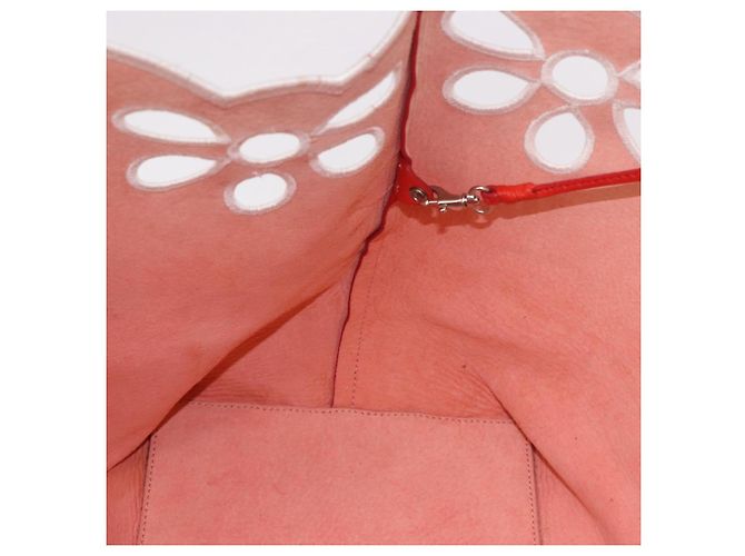 Céline CELINE Tote Bag Leder Orange Auth bs35811A - Ansicht 16