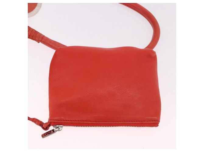 Céline CELINE Tote Bag Leder Orange Auth bs35811A - Ansicht 20