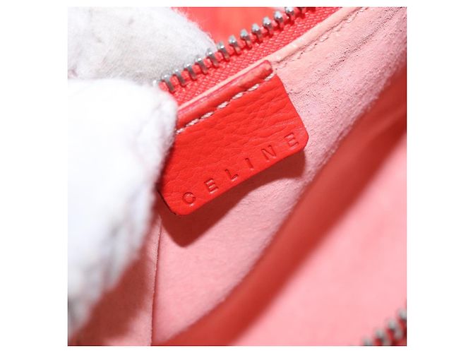 Céline CELINE Tote Bag Leder Orange Auth bs35811A - Ansicht 21